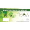 Darčeková poukážka 50 eur Darčeková poukážka 50 eur