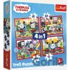 Trefl Mašinka Tomáš 4v1 35,48,54,70 dielov Trefl Mašinka Tomáš 4v1 35,48,54,70 dielov