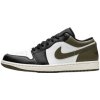 Nike Nízke tenisky 1 Low Black Toe Medium Olive Biela Nike Nízke tenisky 1 Low Black Toe Medium Olive Biela