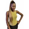 Africké Vlasy Rovný cop na gumičke tmavá blond-blond-svetlá blond