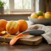 LURCH Zeelpeel oranžová - škrabka / škrabka na citrusy z plastu LURCH Zeelpeel oranžová - škrabka / škrabka na citrusy z plastu