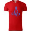 Yoga - lotus modrý (Moňas) - Tričko z organickej bavlny - XL ( Červená ) Yoga - lotus modrý (Moňas) - Tričko z organickej bavlny - XL ( Červená )