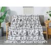 XPOSE® Mikroplyšová deka VIANOCE 4 200x220 cm, Mikroplyš XPOSE® Mikroplyšová deka VIANOCE 4 200x220 cm, Mikroplyš