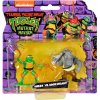 Funrise Teenage Mutant Ninja Turtles Mickey vs. Rockstedy NINGA Turtles Minifigures Funrise Teenage Mutant Ninja Turtles Mickey vs. Rockstedy NINGA Turtles Minifigures