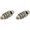 COMPASS Žiarovka 3 LED SMD 12 V suf.11X38 SV8.5 NEW-CAN-BUS biela 2ks 8591686338270 COMPASS Žiarovka 3 LED SMD 12 V suf.11X38 SV8.5 NEW-CAN-BUS biela 2ks 8591686338270