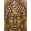 Obraz Budhu - Detail Zlatého Brokátu Obraz Budhu - Detail Zlatého Brokátu