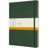 Moleskine Zápisník tvrdé dosky B5 linajkový tmavo zelený