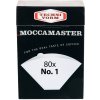 MOCCAMASTER Papierové filtre Nr 1 80 ks MOCCAMASTER Papierové filtre Nr 1 80 ks