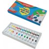 Temperové farby KEYROAD, 12x12ml, mix farieb Temperové farby KEYROAD, 12x12ml, mix farieb