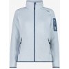 Flísová mikina dámska CMP Haze Jacket Knitted - sky blue/bianco Flísová mikina dámska CMP Haze Jacket Knitted - sky blue/bianco