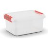 Keter Plastový úložný box K-Latch S 14 l 39 x 29 x 18 cm biely