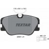 TEXTAR Sada brzdových platničiek kotúčovej brzdy 2094102 TEXTAR Sada brzdových platničiek kotúčovej brzdy 2094102