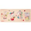 Drevené vkladacie puzzle Zvieratká Friends Eichhorn 4 dieliky so základňou od 12 mes Drevené vkladacie puzzle Zvieratká Friends Eichhorn 4 dieliky so základňou od 12 mes