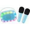 Lalarma Bluetooth Karaoke párty set + 2 mikrofóny Blue Lalarma Bluetooth Karaoke párty set + 2 mikrofóny Blue