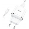 Nabíjačka USB 3A QC3.0 Quick Charging Special Single Port s mikro káblom N3 biela - HOCO Nabíjačka USB 3A QC3.0 Quick Charging Special Single Port s mikro káblom N3 biela - HOCO