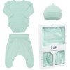 3-dielna dojčenská súpravička do pôrodnice New Baby I AM mätová 62 (3-6m) 3-dielna dojčenská súpravička do pôrodnice New Baby I AM mätová 62 (3-6m)