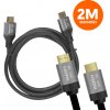 HDMI-HDMI kabel (v2.1 | 8K | 2 m) černý HDMI-HDMI kabel (v2.1 | 8K | 2 m) černý