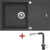 Granitový drez s batériou LINEA 780 XC 480 x 780 mm granit čierny G4830XC + batéria Mix 3 P GR Granitový drez s batériou LINEA 780 XC 480 x 780 mm granit čierny G4830XC + batéria Mix 3 P GR