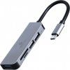 Gembird UHB-CM-CRU3P1U2P2-01 USB Type-C 3-port USB hub (USB3.1 + USB 2.0) with card reader Gembird UHB-CM-CRU3P1U2P2-01 USB Type-C 3-port USB hub (USB3.1 + USB 2.0) with card reader