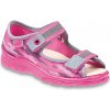 Befado detské sandále, ružová látka, veľkosť 26 Befado detské sandále, ružová látka, veľkosť 26