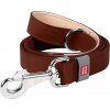 Vodítko pre psa WAUDOG z prírodnej kože šírka 14 mm, dĺžka 122 cm hnedé Vodítko pre psa WAUDOG z prírodnej kože šírka 14 mm, dĺžka 122 cm hnedé