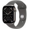 Apple Watch Series 11 Cellular 46 mm Prírodný titán s kamenno sivým športovým remienkom – S/M MFCW4WF/A Apple Watch Series 11 Cellular 46 mm Prírodný titán s kamenno sivým športovým remienkom – S/M MFCW4WF/A