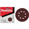 MAKITA papier brúsny suchý zips 125 mm 8 dier K180, 10 ks P-43583 MAKITA papier brúsny suchý zips 125 mm 8 dier K180, 10 ks P-43583