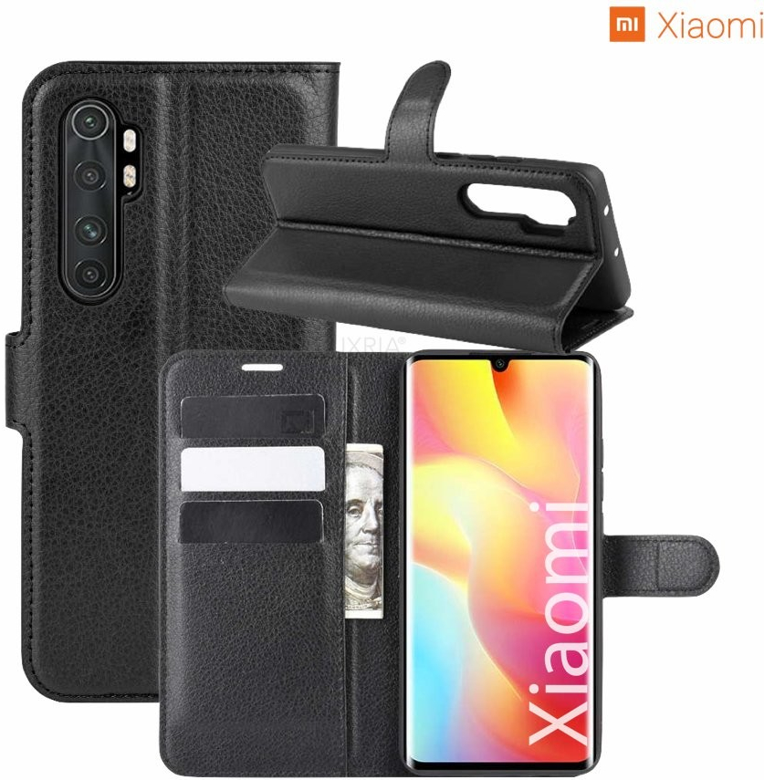 Púzdro Luxria Wallet Book Xiaomi - Otváracie s priehradkami čierne Xiaomi: 12 Pro