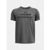Under Armour UA Tech Split Wordmark SS šedá