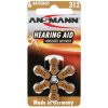 1x6 Ansmann Zinc-Air 312 (PR 41) Baterie na sluchadka 1x6 Ansmann Zinc-Air 312 (PR 41) Baterie na sluchadka
