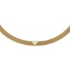 Liu Jo Štýlový pozlátený náhrdelník Choker so srdiečkom Symbols LJ1867 Liu Jo Štýlový pozlátený náhrdelník Choker so srdiečkom Symbols LJ1867