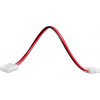 Polux | Flexibilný obojstranný úhlový konektor pre 2pinové LED pásiky 8 mm | SA0601 Polux | Flexibilný obojstranný úhlový konektor pre 2pinové LED pásiky 8 mm | SA0601