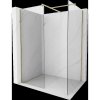 Mexen Kioto sprchová stena Walk-in 170 x 85 cm, transparentná, zlatá - 800-170-202-50-00-085 Mexen Kioto sprchová stena Walk-in 170 x 85 cm, transparentná, zlatá - 800-170-202-50-00-085