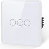 Revolo Touch dotykový vypínač Sense č.5 (3 okruhy) - Biely zaoblený Revolo Touch dotykový vypínač Sense č.5 (3 okruhy) - Biely zaoblený