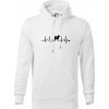 Shiba-Inu EKG - Mikina pánska Cape s kapucňou - XL ( Biela ) Shiba-Inu EKG - Mikina pánska Cape s kapucňou - XL ( Biela )