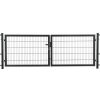 Dvojkrídlová brána Comfort z jednoduchého zváraného pletiva antrac. 180 x 300 cm Dvojkrídlová brána Comfort z jednoduchého zváraného pletiva antrac. 180 x 300 cm