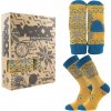Ponožky vlnené unisex Voxx Alta set - žlté-modré, 35-38 Ponožky vlnené unisex Voxx Alta set - žlté-modré, 35-38