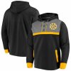 Fanatics Mikina Boston Bruins True Classics 3-Button Pullover Hoodie Veľkosť: S Fanatics Mikina Boston Bruins True Classics 3-Button Pullover Hoodie Veľkosť: S