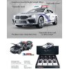 Auto policajné na zotrvačník s efektmi 15 cm (W057651) Auto policajné na zotrvačník s efektmi 15 cm (W057651)