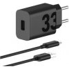 Nabíjačka do siete Motorola TurboPower 33W + USB-C kábel 1m (PG38C06448) čierna Nabíjačka do siete Motorola TurboPower 33W + USB-C kábel 1m (PG38C06448) čierna