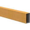 neuvedená Hliníková plotová výplň 40x80x1,2 - 6000mm svetlý dub neuvedená Hliníková plotová výplň 40x80x1,2 - 6000mm svetlý dub
