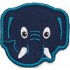 Detský odznak na suchý zips Affenzahn Velcro badge - Elephant uni Detský odznak na suchý zips Affenzahn Velcro badge - Elephant uni