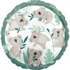 Fóliový balónik okrúhly - Koala 43 cm Fóliový balónik okrúhly - Koala 43 cm