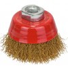 Bosch Miskovitá kefa pre uhlové brúsky mosadz z ušľachtilej ocele zvlnený drôt 70 mm hrúbka 0,3 mm 1608614020 Bosch Miskovitá kefa pre uhlové brúsky mosadz z ušľachtilej ocele zvlnený drôt 70 mm hrúbka 0,3 mm 1608614020