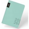 Karton P+P - PASTELINi - denný diár 2026, zelený, A5, 15,4 × 21,7 cm Karton P+P - PASTELINi - denný diár 2026, zelený, A5, 15,4 × 21,7 cm