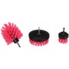 Sada kartáčů na vrtačku pro čištění auta CAR DETAILING DRILL BRUSH PINK 3, 3ks Sada kartáčů na vrtačku pro čištění auta CAR DETAILING DRILL BRUSH PINK 3, 3ks