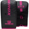 RDX F6 KARA Rukavice na vrece 4oz Black PINK - Standard Size RDX F6 KARA Rukavice na vrece 4oz Black PINK - Standard Size
