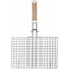 Uzatvárateľný grilovací košík 32 × 49 cm s drevenou rukoväťou Uzatvárateľný grilovací košík 32 × 49 cm s drevenou rukoväťou