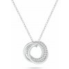 Brilio Silver Elegantný strieborný náhrdelník pre ženy Kruhy NCL168W Brilio Silver Elegantný strieborný náhrdelník pre ženy Kruhy NCL168W