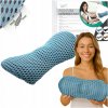 Ortopedický bedrový vankúš Medi Sleep pamäťová pena modrá M Ortopedický bedrový vankúš Medi Sleep pamäťová pena modrá M
